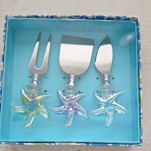 Starfish Handle Cheese Knife Set